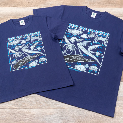 生物図譜Tシャツ 深海の世界│動物 カロラータ オンラインショップ