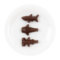ホホジロザメ、ジンベエザメ、アカシュモクザメの形のチョコレート