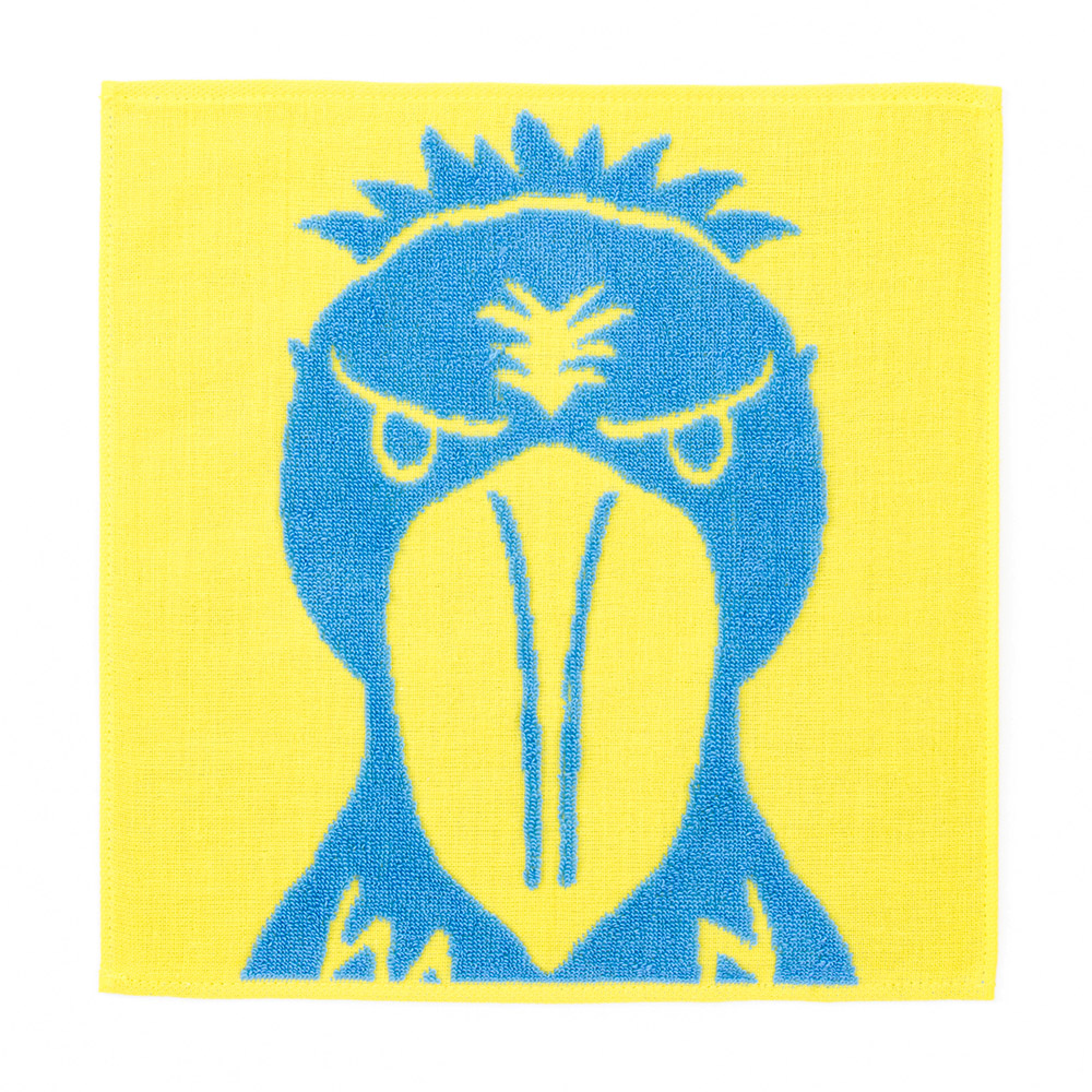 ガーゼタオルハンカチ ハシビロコウ│動物 カロラータ オンライン