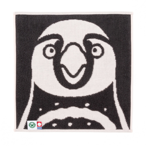 FUWARA⭐白黒ペンギンガーゼスヌード⭐ハンドメイド FUWARA⭐白黒ペンギンガーゼスヌード⭐ハンドメイド