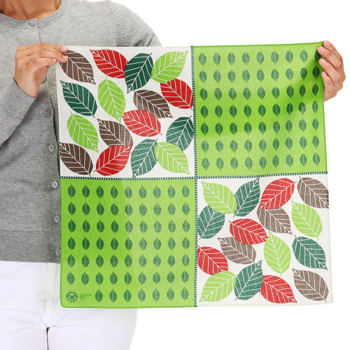 動物 生物 ガーゼハンカチ ボタニカルカラーズ ブナ / カロラータ