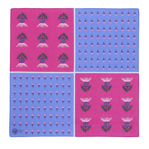 動物 生物 ガーゼハンカチ ボタニカルカラーズ ノアザミ / カロラータ