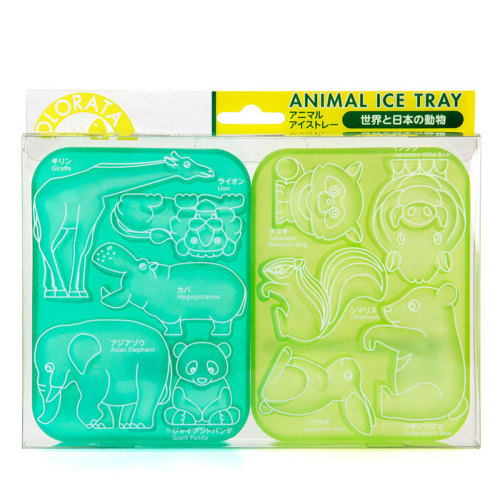 日本と世界に生息している、様々な姿かたちの動物たち10種の形の氷が作れるアイストレー（シリコーン製）