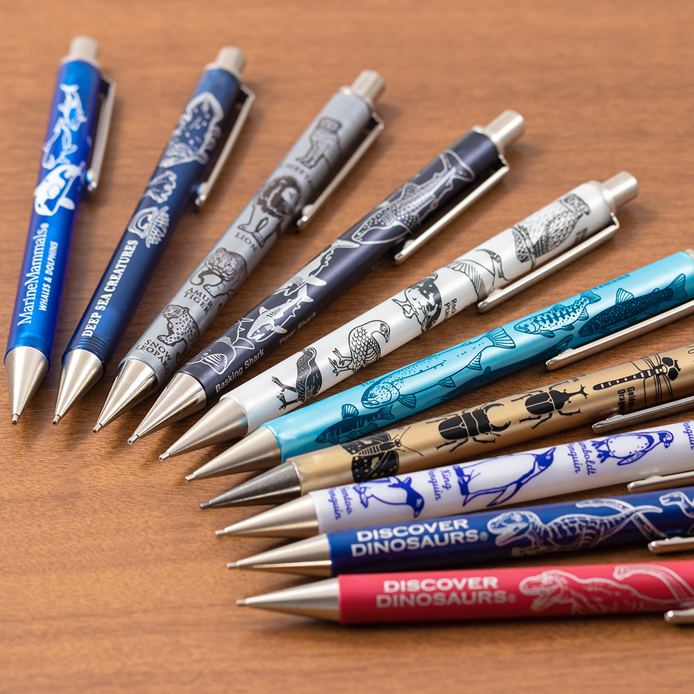 キャラクター柄 青 シャープペンシル　すし日和　シャカシャカ キャラクター柄 青 シャープペンシル すし日和 シャカシャカ