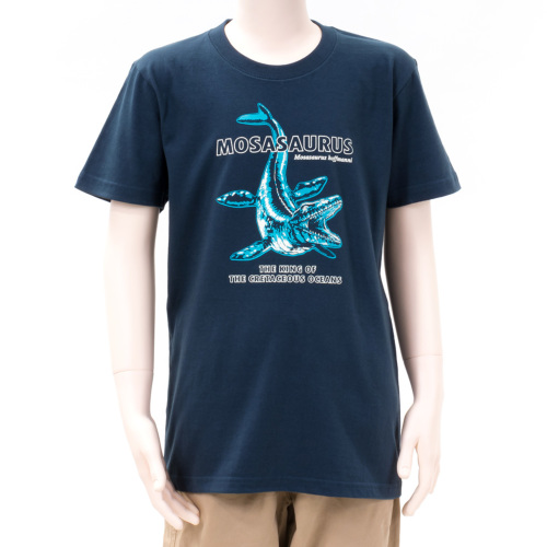 ミュージアムデザインTシャツ モササウルス│動物 カロラータ