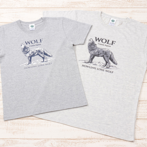 ミュージアムデザインTシャツ オオカミ│動物 カロラータ オンライン