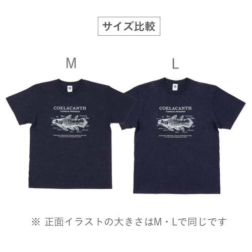 カロラータ　シーラカンス サイエンスTシャツデザイン シーラカンス│動物 カロラータ