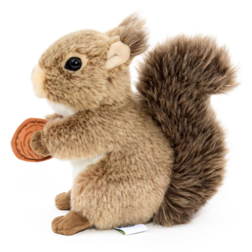 ぬいぐるみ リアルアニマルベイビー ニホンリス（冬毛）│動物
