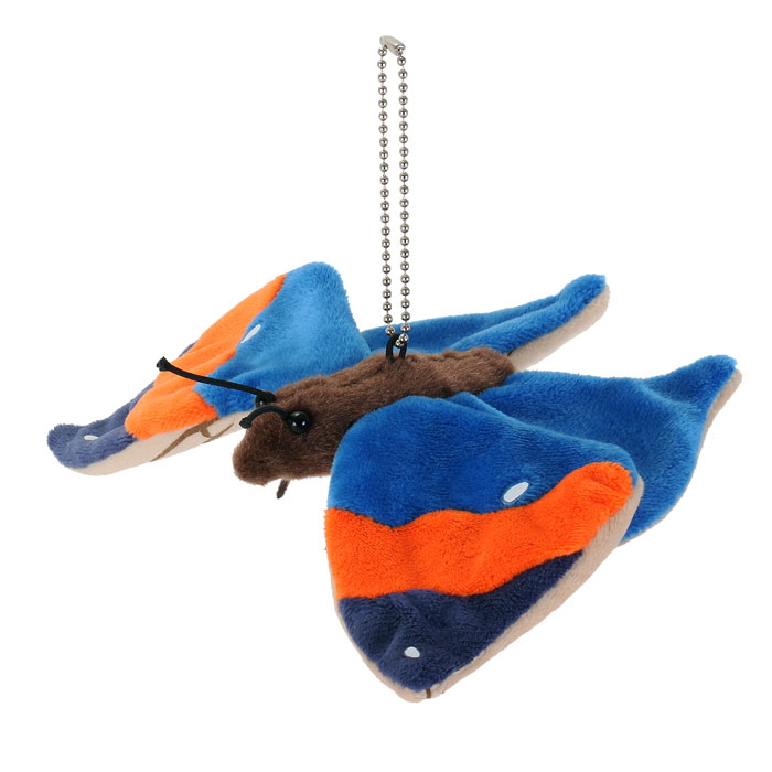 【新品】ジモモ　ラブブ　ブルー　バラ　リボン　ぬいぐるみ　チャーム　星　蝶 LABUBU ラブブ リボン 2点セット 水色 着せ替え ぬいぐるみ