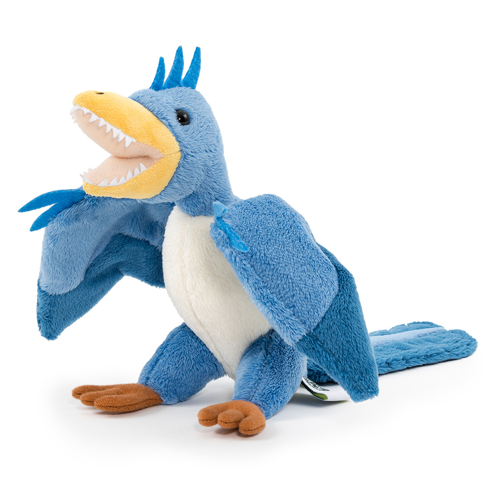 希少　ハンサ　ぬいぐるみ　日本未発売　始祖鳥　アーケオプテリクス 動物 生物 ぬいぐるみ おすわりシリーズ アーケオプテリクス（始祖鳥