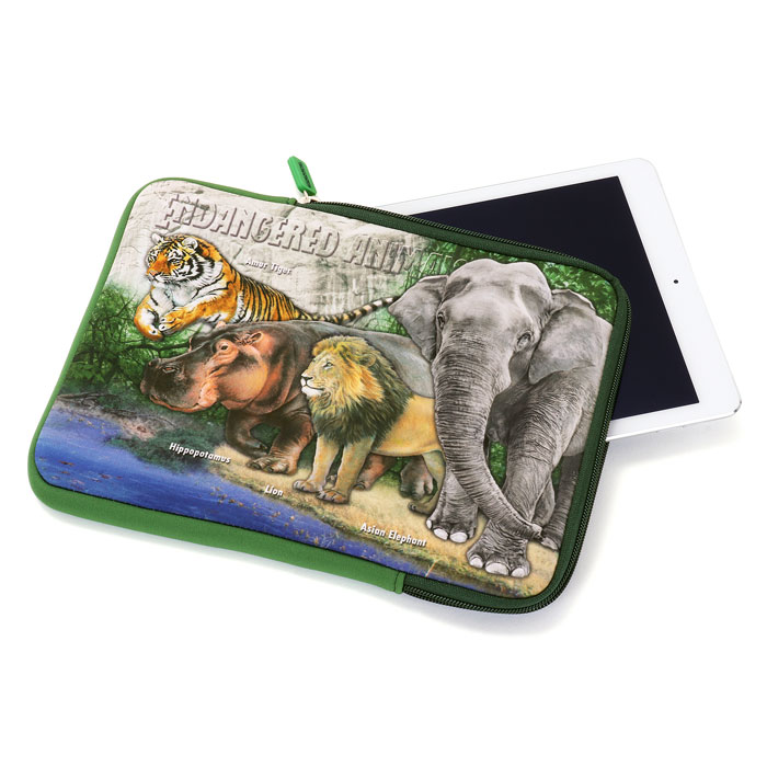 動物 生物 タブレットケース 絶滅危惧動物 / カロラータ オンライン