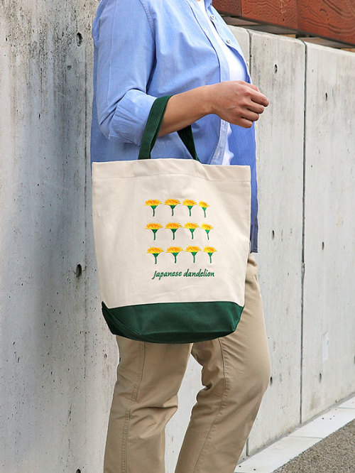 動物 生物 刺繍トートバッグ ボタニカルカラーズ カントウ 動物 生物 刺繍トートバッグ ボタニカルカラーズ カントウ